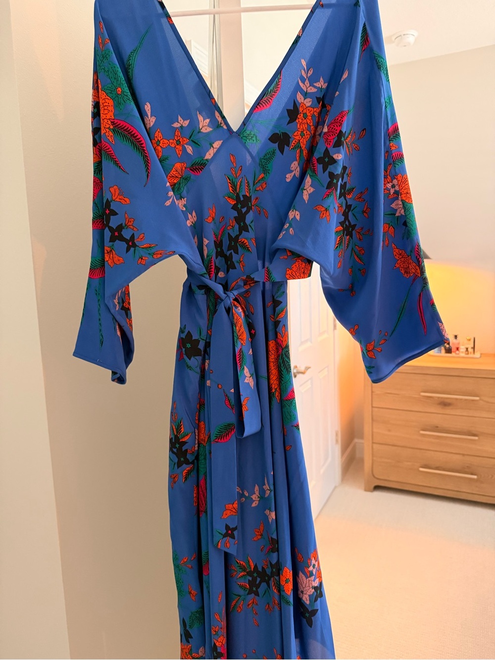 Diane Von Furstenburg - Eloise Asymmetric mini dress - Picture 3 of 5